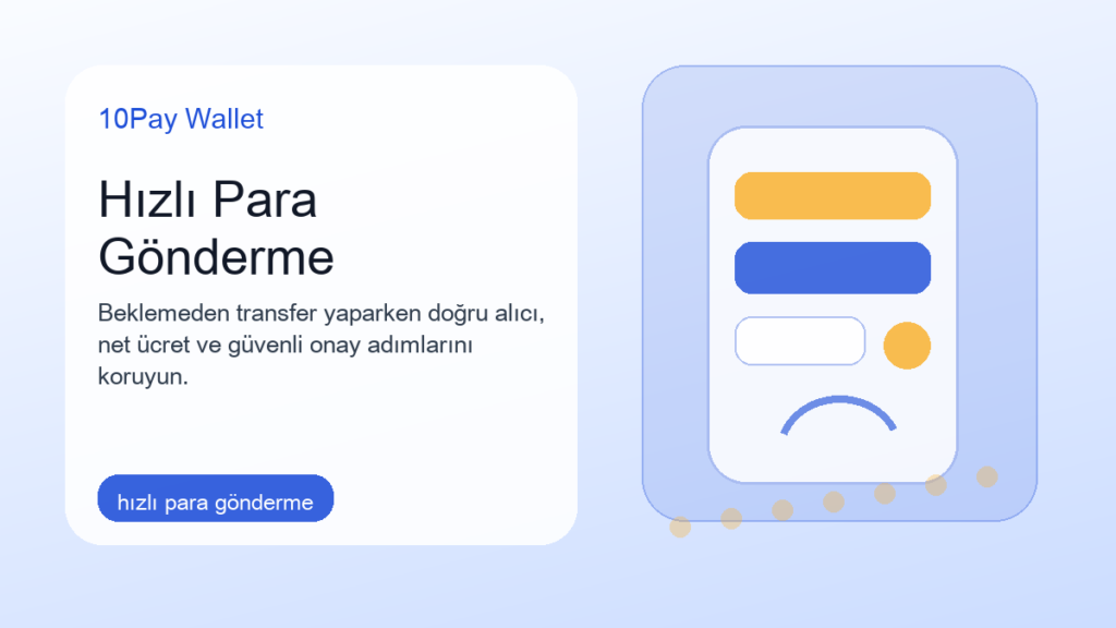 Hızlı para gönderme rehberi için dijital transfer görseli